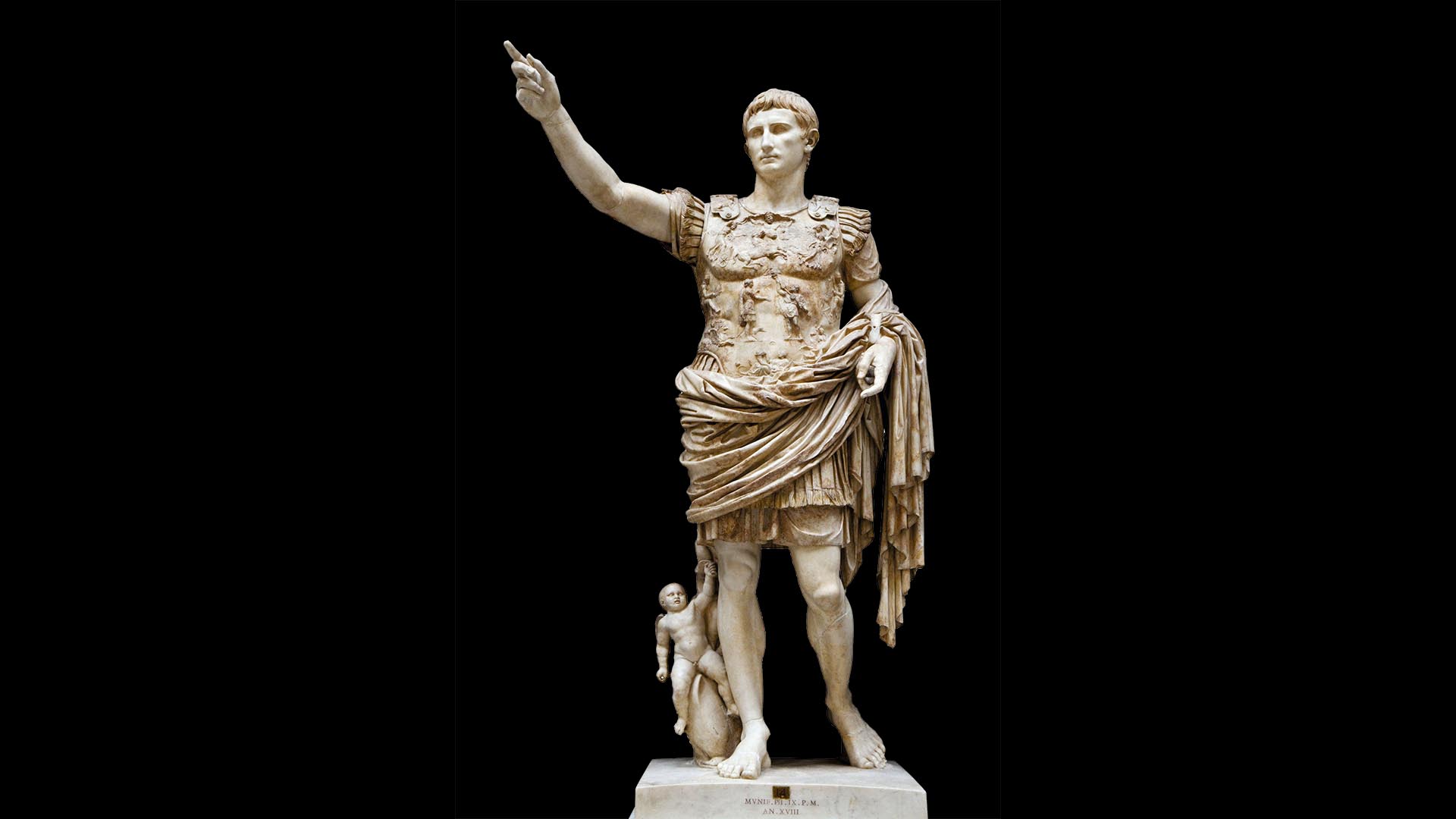 L'estàtua d'August de Prima Porta a Roma