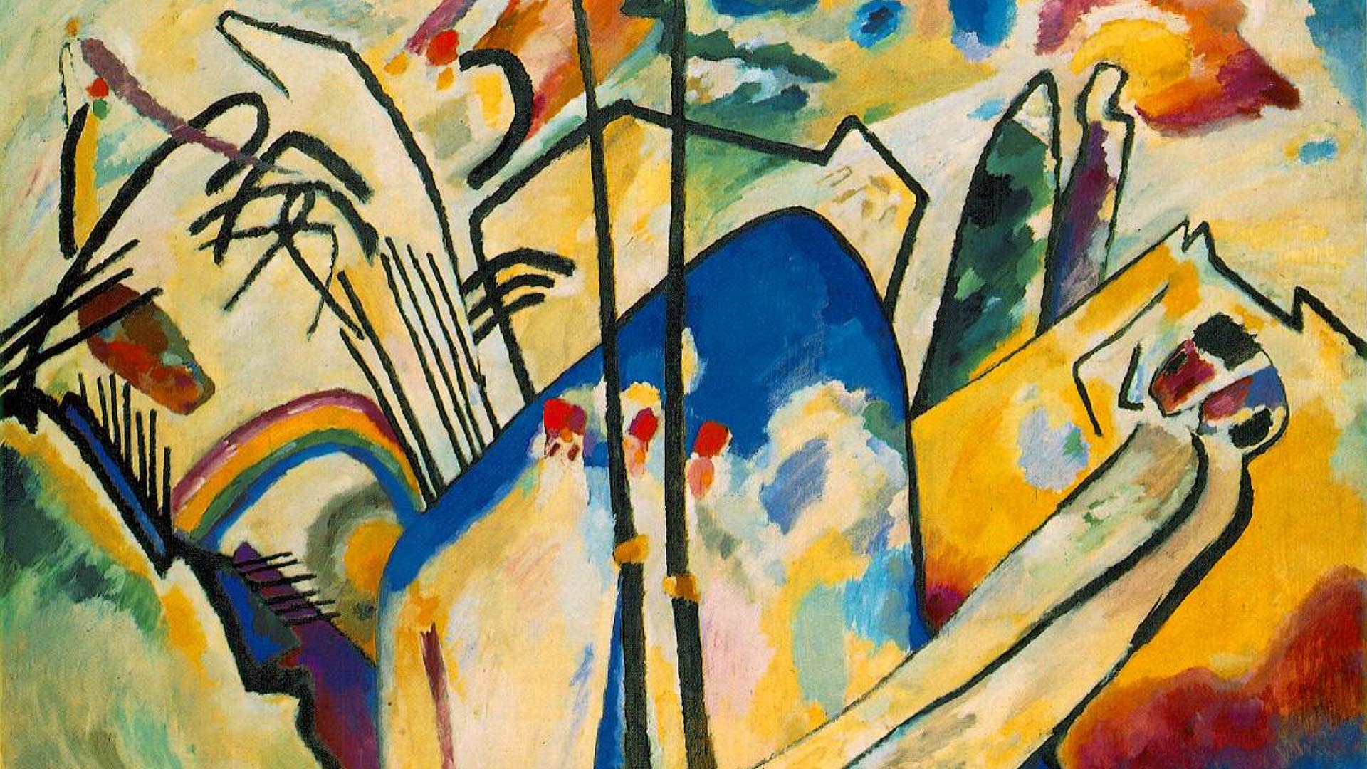 Composició Iv De Vassili Kandinski El Temps De Les Arts