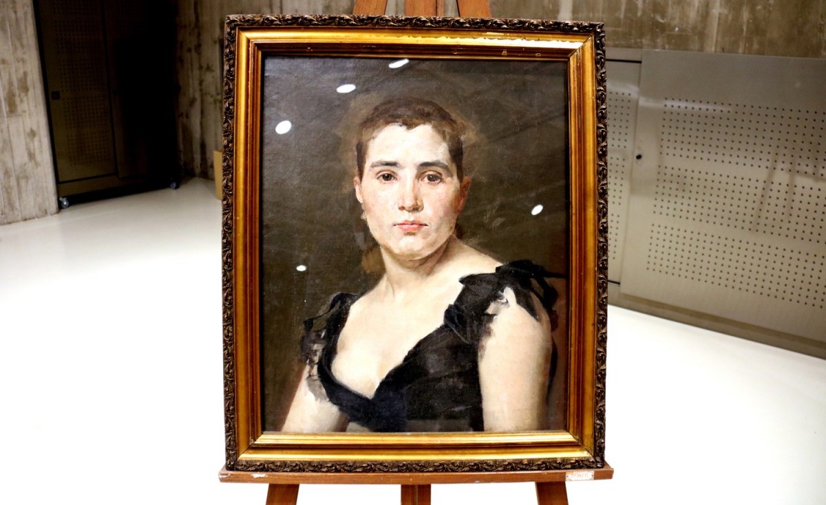 El segons Opera aperta, a partir del "Retrat de la senyoreta Dulce", obra del pintor català Antoni Caba